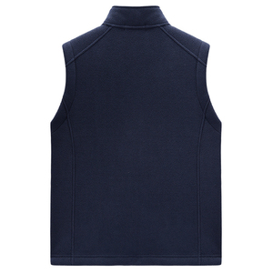 Áo khoác vest nam chất liệu lông cừu <span class=keywords><strong>Sherpa</strong></span> dày dặn, ấm áp, 100% polyester, phối màu tương phản, có túi khóa kéo - Product Image 3