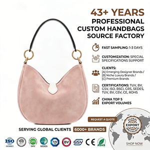 Bolso de Hombro con Solapa de Gamuza Rosa Pálido, Elegante, Moderno, Coqueto, Casual, Chic, para Uso Diario, Personalizable OEM - Product Image 1