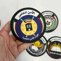 Étiquettes en PVC souple personnalisées en gros, logo en relief 3D, étiquettes en silicone en caoutchouc PVC, badge pour uniformes, blazers d'officiers