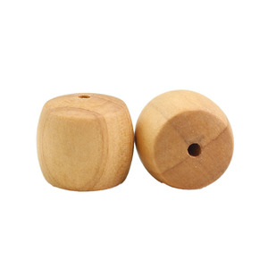 Perles en bois de cyprès Cliff, 13x14mm, perles en vrac pour bracelets DIY, bijoux bouddhistes, accessoires artisanaux - Product Image 5