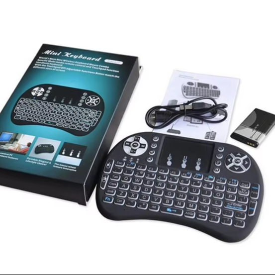 2.4G Wireless Backlit Handheld Touchpad Remote Control for Smart TV Android Box Laptop PC Air Mouse Wireless Mini Keyboard