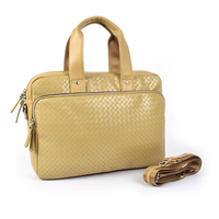Sac à Ordinateur Portable de Haute Qualité, Style Rétro, Unisexe, Imperméable, pour Voyages, Conférences, Bureau, Double Couche, Anti-vol