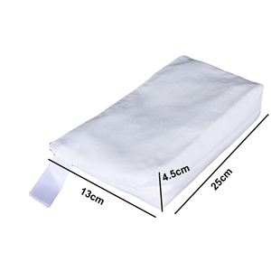 Tùy chỉnh in Dây Kéo Túi vải nhỏ Du Lịch Túi bút trắng Đồng bằng vải cotton Tự Làm Thủ Công quà tặng bút chì Trường hợp với xử lý - Product Image 2