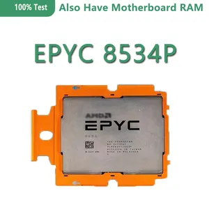 Procesador de servidor EPYC 8534P versión 64C/128T 2,30 GHz 360W TDP SP5 enchufe para placa base Gygabyte nuevo y usado - Product Image 2
