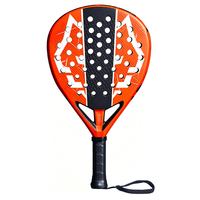Raquette de padel multi-usages, légère, avec cadre composite absorbant les chocs, durable, poignée ergonomique antidérapante pour hommes, femmes et jeunes