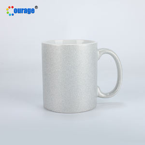 輝くフラッシュマグ グリッター昇華 11オンス コーヒーマグ セラミック 卸売 - Product Image 4