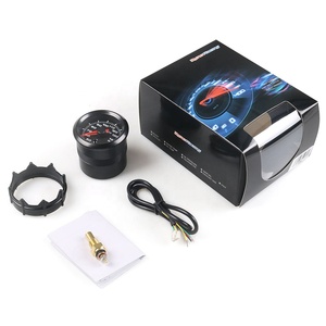 2 "52 Mm Xe Dầu Nhiệt Độ Đo 40-140 Độ C Nhiệt Độ Dầu Meter 7 Màu Sắc LED Tốc Độ Cao động Cơ Với Cảm Biến - Product Image 6