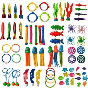 Juego de juguetes de buceo para niños transfronterizos 2025, lanzador de torpedo sumergible, anillo de buceo, Tesoro submarino al aire libre de verano - Product Image 1