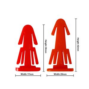 CH SJPACK Bouchon de verrouillage à anneau en plastique PP rouge pour fût, écologique, emballage manuel - Product Image 2