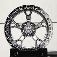 Jantes Nismo V1 5x114.3 Drag Pack Chrome Beadlock pour Nissan 370z Infiniti Q50 17 17x10 17x10.5 en aluminium forgé, finition argent brillant