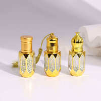 En stock : Flacon de parfum roll-on arabe Attar, flacon Alien, flacon compte-gouttes pour huile de parfum, flacon en verre avec bille roll-on