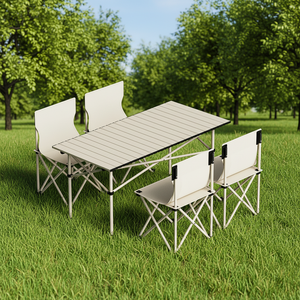 Productos en Tendencia <span class=keywords><strong>2026</strong></span>, Nuevo Juego de Mesa y Sillas Plegables Portátiles Ligeras y Modernas para Acampar, Duraderas, para Picnic al Aire Libre - Product Image 1