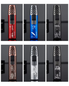 Logotipo personalizable al aire libre inflable estilo Retro <span class=keywords><strong>Tiktok</strong></span> encendedor de cigarrillos impermeable Metal pedernal accesorio regalos de negocios - Product Image 6