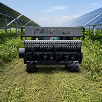 Tondeuse à gazon motorisée télécommandée de haute qualité 800 mm pour l'agriculture et la foresterie, désherbeuse sur roues Briggs & Stratton