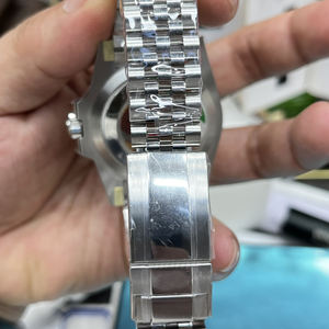 Men's Luxury Two-tone Blue Dial Diving Stainless Steel Gold Automatic Sports with Date Display Nautical <b>Watch</b> - Product Image 6