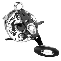 Moulinet de surf entièrement en métal gravé à grande vitesse Nouveau design pour le lancer d'appâts Jigging Trolling River Lake Saltwater Sea Fishing