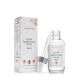 OEM 20% vitamina C 100% suero de ácido hialurónico puro ingredientes orgánicos antienvejecimiento reafirmante hidratante resplandor cara suero brillante - Product Image 1