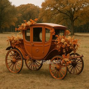 Carruaje Clásico Real Eléctrico con Caballos Estilo Cenicienta para Bodas y Turismo - Transporte Especial - Product Image 6