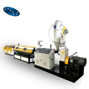 PP PE PVC single wall corrugated pipe making machine / plastic pipe making line