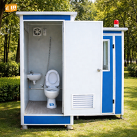 Toilettes publiques mobiles pour adultes en extérieur, toilettes portables, toilettes mobiles, salle de bain, toilettes de chantier, douche, zone de lavage pour le camping