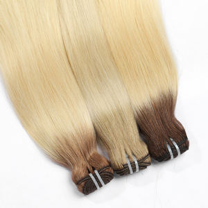 Оптовая продажа, 100% необработанные натуральные человеческие волосы, завязанные вручную, выровненные по утку кутикулы, прямые качественные окрашенные натуральные стильные преимущества мягкости - Product Image 6