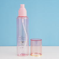 Bouteilles de pulvérisation hydratantes en plastique PET pour cosmétiques, rechargeables, à fine brume, avec pompe de pulvérisation en PP