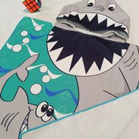 Serviette de bain pour enfants, cape à capuche, peignoir, serviette de plage, absorbante, séchage rapide, poncho de plage pour enfants