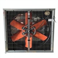 Ventilateur axial mural en acier galvanisé et fibre de verre SHRV-1380 (44 pouces) avec roulement à billes, électrique 220V/380V, OEM/ODM HME, garantie 2 ans