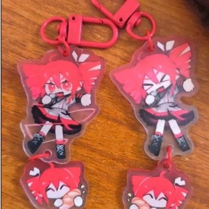 Nouveau porte-clés en acrylique <span class=keywords><strong>Kasane</strong></span> Teto, pendentif breloque pour décoration de sac à dos, cadeau mignon - Product Image 1