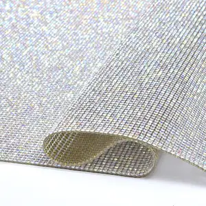 24*40cm Hotfix Hot-fix Self Adhesive Rhinestone Diamond Sticker Sheet For Clothing Shoes Craft Garment DIY Accessory