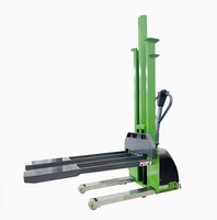 Gerbeur manuel hydraulique économique Worui, hauteur de levage 85 mm, 3 roues, centre de charge 500 mm, roues en PU pour un achat économique