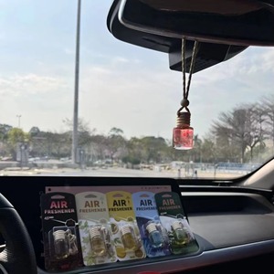 Car Air Freshener Hanging Glass <b>Bottle</b> Vent Pendant Long - Lasting Pleasant Scent for Vehicle - Product Image 6
