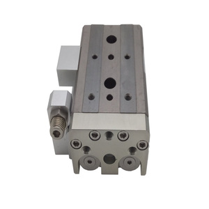 Cilindro Deslizante SMC MXQ, Serie MXQ25-20CS-0-M96L, Cilindro Neumático con Cuerpo de Aluminio - Product Image 2