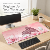 Tapis de bureau chauffant en PU, tapis de souris électrique chauffant pour table, imperméable, 3 vitesses, contrôle tactile, non toxique, en stock