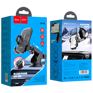 HOCO CA76 one-touch 360 Degrés Rotation console centrale Voiture Collant Ventouse <span class=keywords><strong>Support</strong></span> De <span class=keywords><strong>Téléphone</strong></span> Portable - Product Image 6