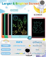 Tablette d'écriture LCD 10 pouces Doodle Board écran coloré électronique dessin pour tout-petits bloc-notes