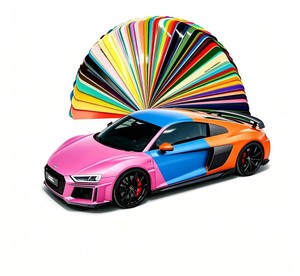 Gradient Grey purple High Gloss <b>Vinyl</b> Tpu Ppf Changing Tinting Color Change Coloured Colorful Decorative Full Body - Product Image 2