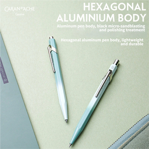 <span class=keywords><strong>CARAN</strong></span> <span class=keywords><strong>D</strong></span>'<span class=keywords><strong>ACHE</strong></span> pour Forêt Brumeuse 849/844 Stylo à bille à encre huileuse Crayon mécanique Ensemble étudiant Papeterie haut de gamme Encre noire 0,5 mm - Product Image 5