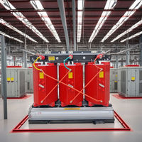 Transformador de Potencia Trifásico Tipo Seco de 50kVA 60kVA 75kVA 100kVA 125kVA, Transformador de Distribución de Resina Fundida de Fábrica