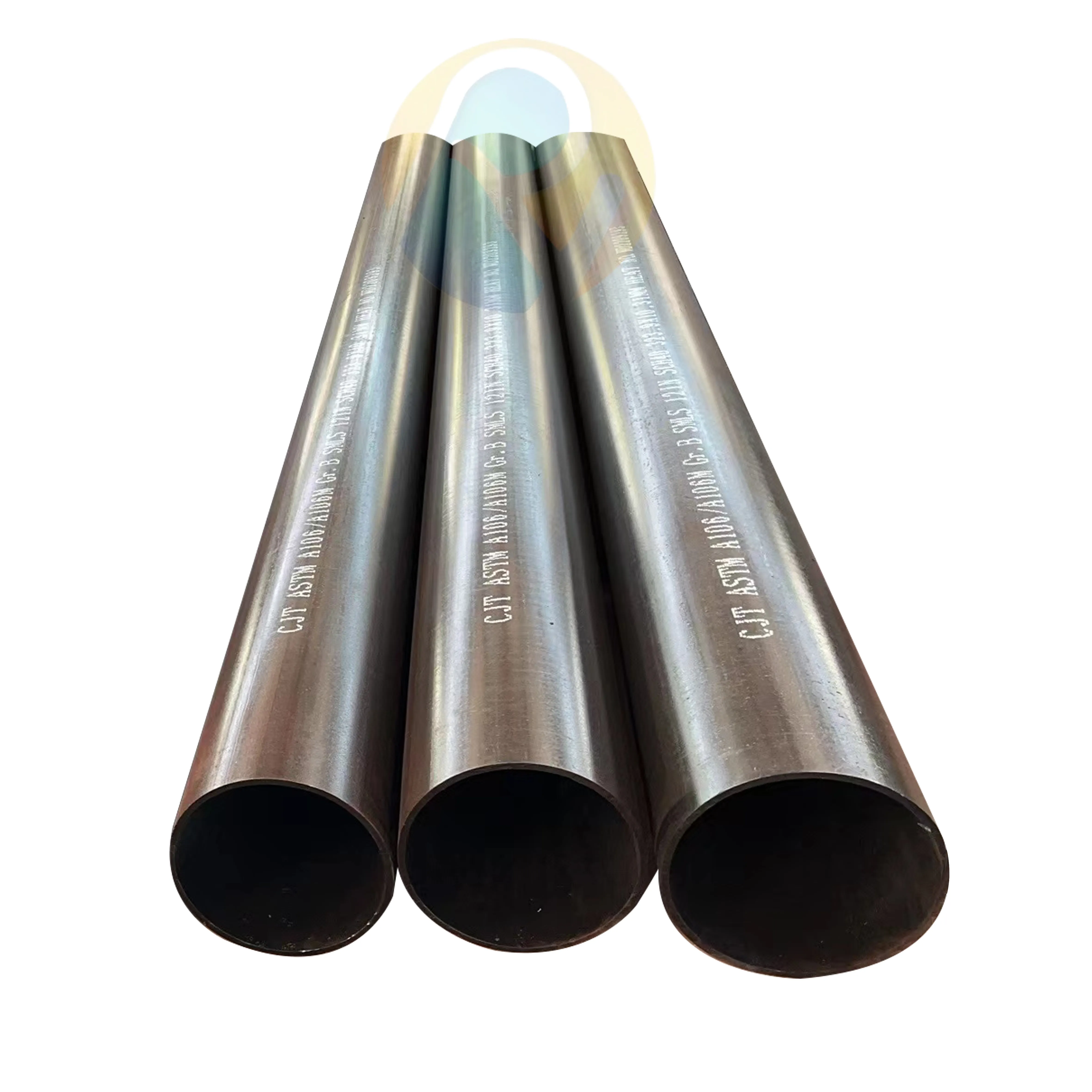 خط أنابيب من الفولاذ الكربوني الأسود 5 لتر GrB x52 x60 عالي الجودة من المصنع