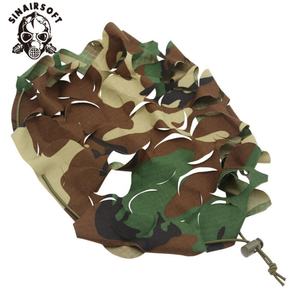 Housse de casque tactique FAST en tissu camouflage 3D pour le paintball, équipement de défense personnelle, accessoires - Product Image 4