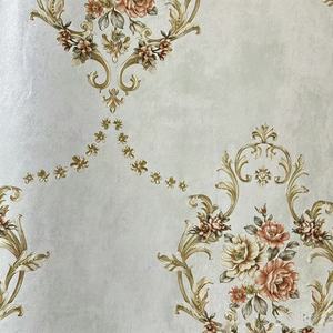 Papel Tapiz Vintage Verde Damasco, Papel Tapiz de Vinilo PVC con Patrón Floral Europeo de Lujo para Sala de Estar, Dormitorio, Decoración del Hogar - Product Image 4