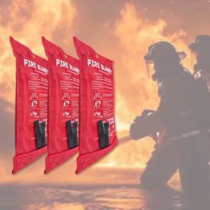 Manta Ignífuga de Fibra de Vidrio Resistente al Calor y a los Desgarros, Estándar EN1869 para Situaciones de Emergencia en la Oficina - Product Image 1