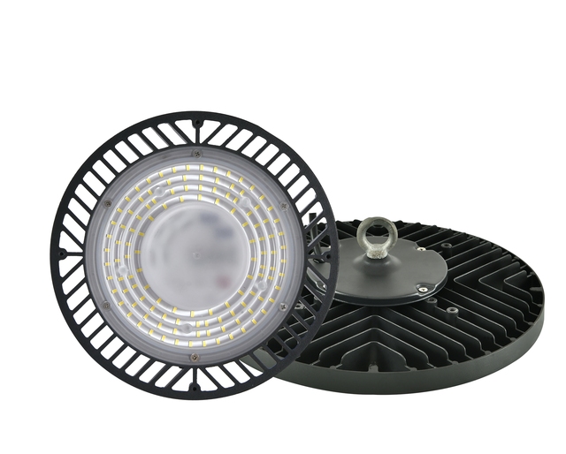 100W UFO for High Bay Light SMD2835 Aluminum IP65 15000lm 6500K Factory Price DOB Workshop Industrial Lighting