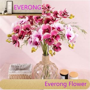 Plante en soie décoration de la maison papillon <span class=keywords><strong>orchidée</strong></span> fleur artificielle Phalaenopsis <span class=keywords><strong>fausse</strong></span> table fleur décorative - Product Image 5
