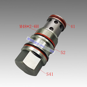 Vanne logique hydraulique Longerfa M48*2-6H, type à emboîtement T-19A, commande directionnelle pour machines hydrauliques - Product Image 1