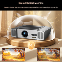 Projecteur Flixtone V7 FHD 1080P 4K, son DSP 15W*2, moteur d'éclairage scellé 2300 ANSI, mise au point automatique Android, cinéma maison, Proyector