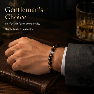 Bracelet en obsidienne noire naturelle, œil de tigre, <span class=keywords><strong>Pixiu</strong></span>, tête de lion, perles, bracelet Feng Shui, bracelet énergétique, bijoux porte-bonheur pour homme, protection - Product Image 3