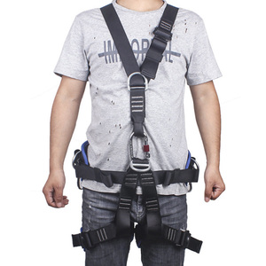Arnés <span class=keywords><strong>de</strong></span> seguridad <span class=keywords><strong>de</strong></span> cuerpo <span class=keywords><strong>completo</strong></span> ajustable cinturón <span class=keywords><strong>de</strong></span> seguridad protector para escalada y rescate <span class=keywords><strong>de</strong></span> Montañismo hecho <span class=keywords><strong>de</strong></span> nailon duradero - Product Image 3