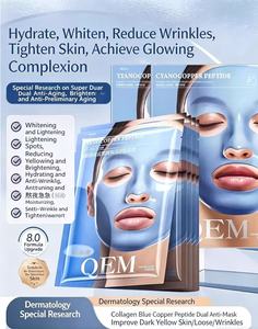 <span class=keywords><strong>Masque</strong></span> revitalisant anti-âge et antioxydant au peptide <span class=keywords><strong>de</strong></span> cuivre, <span class=keywords><strong>masque</strong></span> facial au collagène, soin hydratant et raffermissant pour la peau du visage - Product Image 1